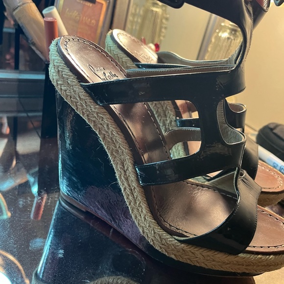 Christian Louboutin Wedges -size 38 - Picture 12 of 12